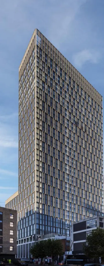 foto edificio ventanas aluminio cor 80